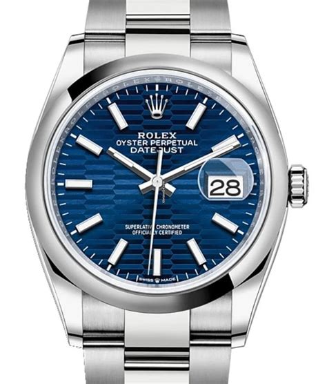 rolex blue motif|rolex watch with blue face.